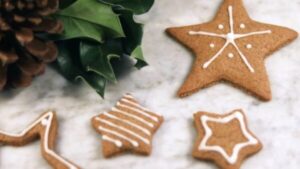 star shaped biscuits